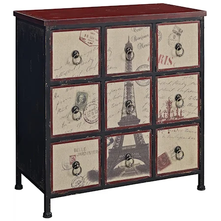 9 Drawer Eifel Tower Chest